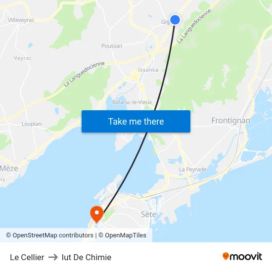 Le Cellier to Iut De Chimie map
