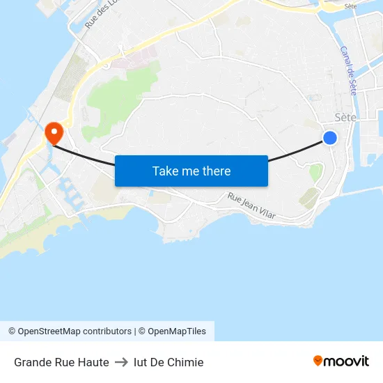 Grande Rue Haute to Iut De Chimie map