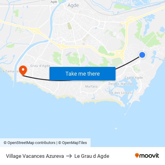 Village Vacances Azureva to Le Grau d Agde map