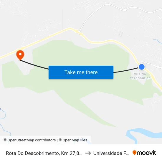 Rota Do Descobrimento, Km 27,8 Sentido Leste | 8º Batalhão Da Polícia Militar to Universidade Federal Do Sul Da Bahia map