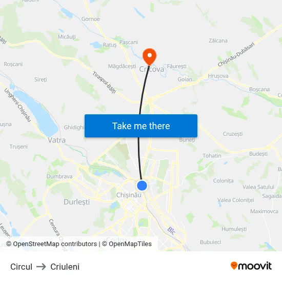 Circul to Criuleni map