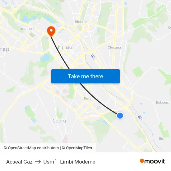 Acseal Gaz to Usmf - Limbi Moderne map