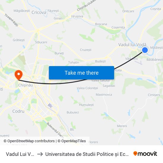 Vadul Lui Vodă | Plaja to Universitatea de Studii Politice și Economice Europene (USPEE) map