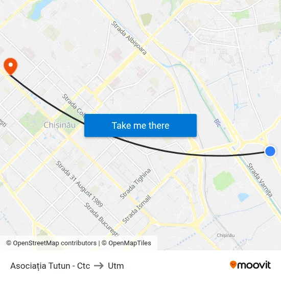 Asociația Tutun - Ctc to Utm map