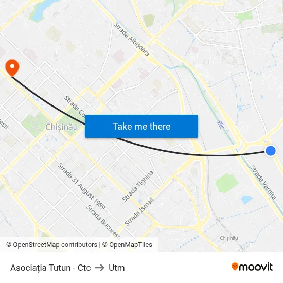 Asociația Tutun - Ctc to Utm map