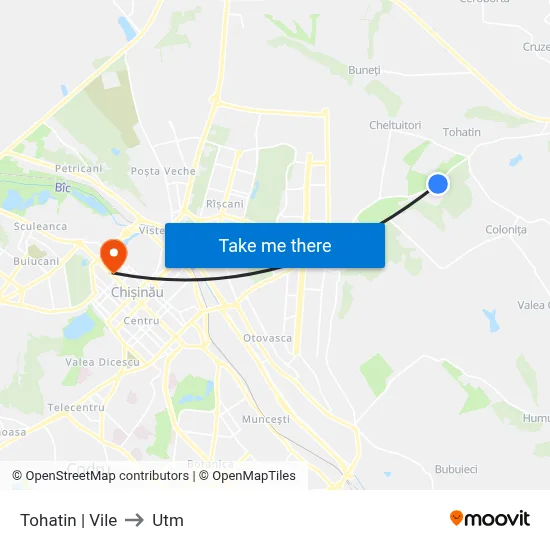 Tohatin | Vile to Utm map