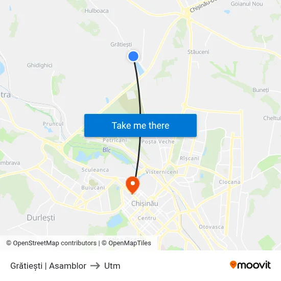 Grătiești | Asamblor to Utm map