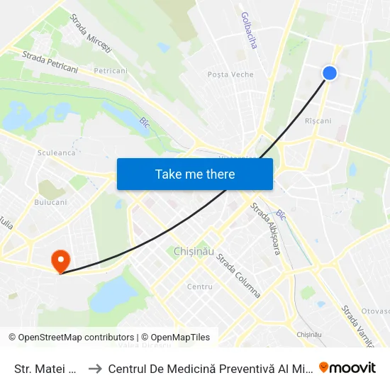 Str. Matei Basarab to Centrul De Medicină Preventivă Al Ministerului Apărării map