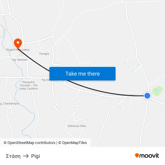 Station to Pigi map