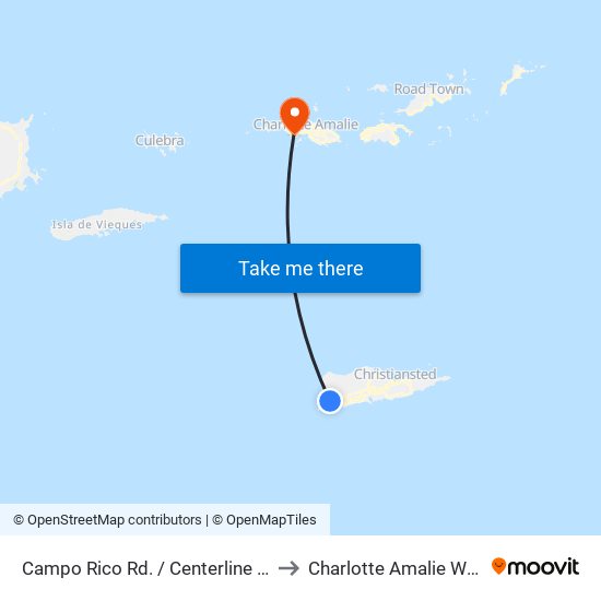 Campo Rico Rd. / Centerline Rd. to Charlotte Amalie West map