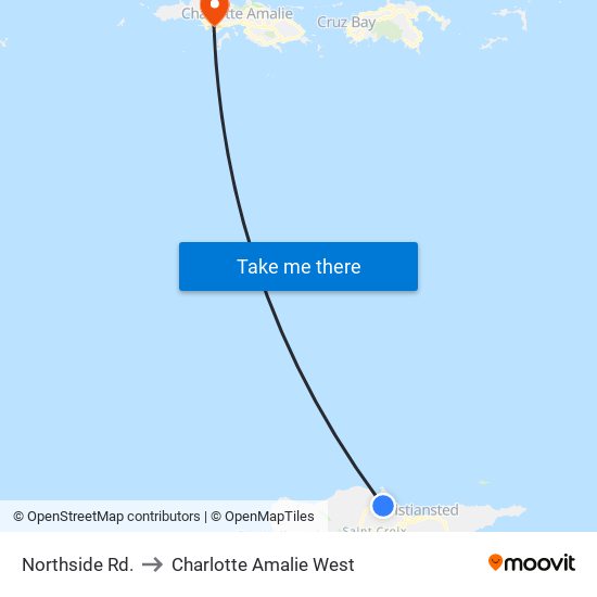 Northside Rd. to Charlotte Amalie West map