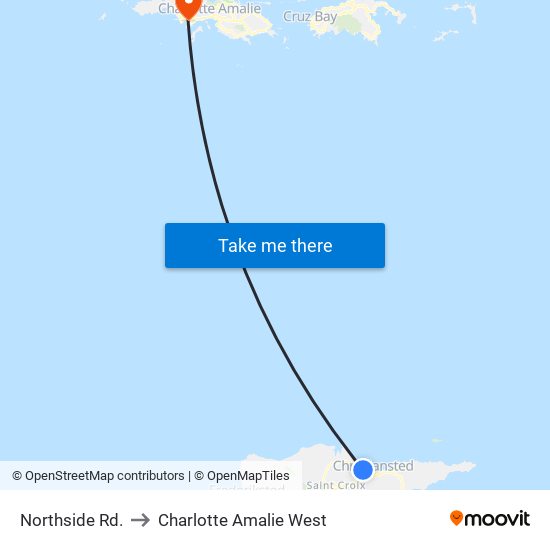 Northside Rd. to Charlotte Amalie West map