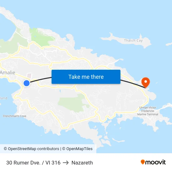 30 Rumer Dve. / VI 316 to Nazareth map