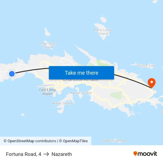 Fortuna Road, 4 to Nazareth map