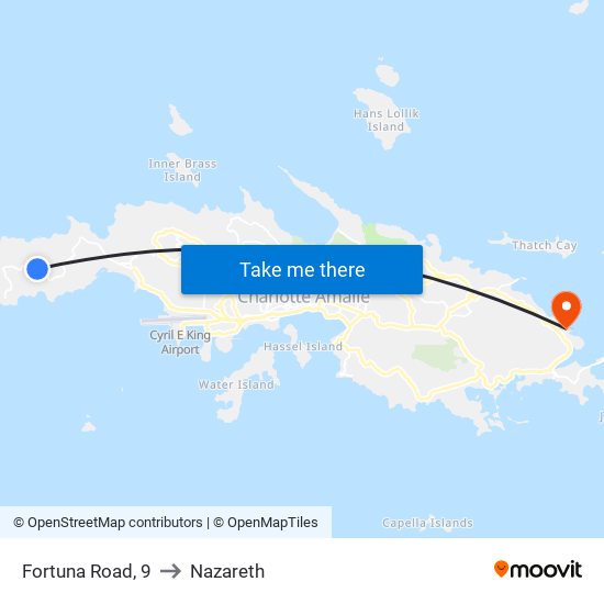 Fortuna Road, 9 to Nazareth map