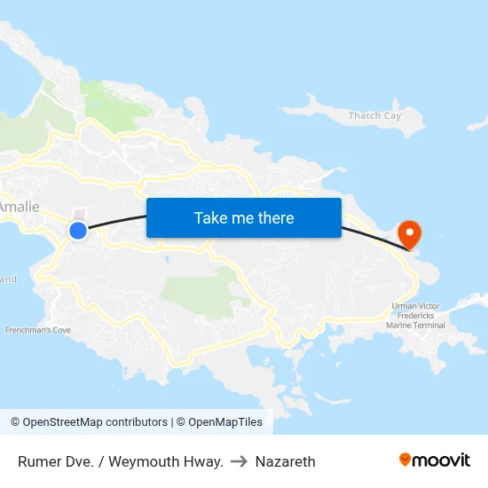 Rumer Dve. / Weymouth Hway. to Nazareth map