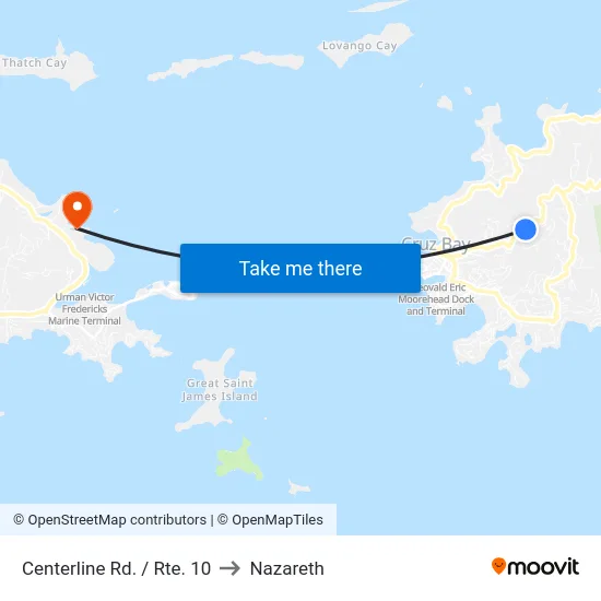 Centerline Rd. / Rte. 10 to Nazareth map