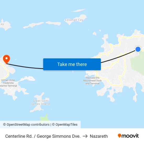 Centerline Rd. / George Simmons Dve. to Nazareth map