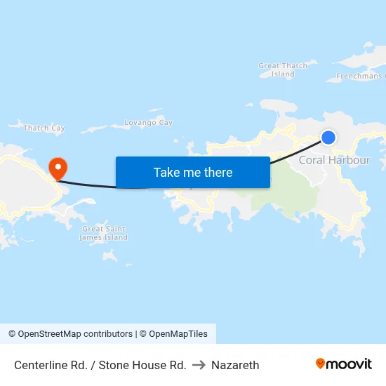 Centerline Rd. / Stone House Rd. to Nazareth map