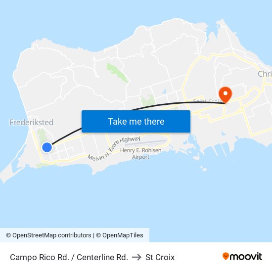 Campo Rico Rd. / Centerline Rd. to St Croix map