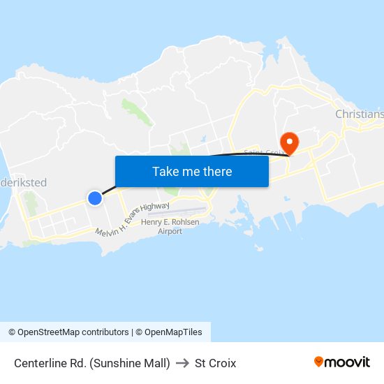 Centerline Rd. (Sunshine Mall) to St Croix map