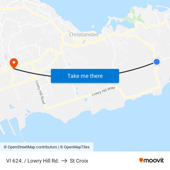 VI 624. / Lowry Hill Rd. to St Croix map