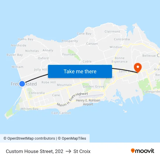 Custom House Street, 202 to St Croix map