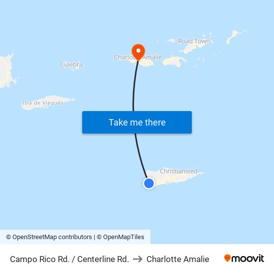 Campo Rico Rd. / Centerline Rd. to Charlotte Amalie map