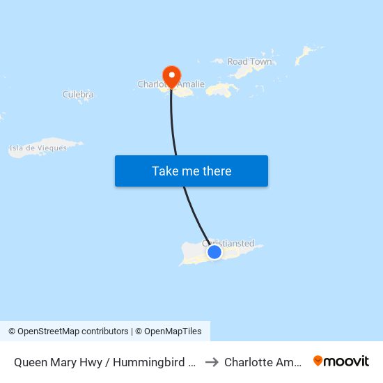 Queen Mary Hwy / Hummingbird Ave. to Charlotte Amalie map