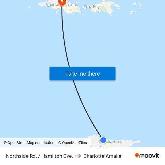 Northside Rd. / Hamilton Dve. to Charlotte Amalie map
