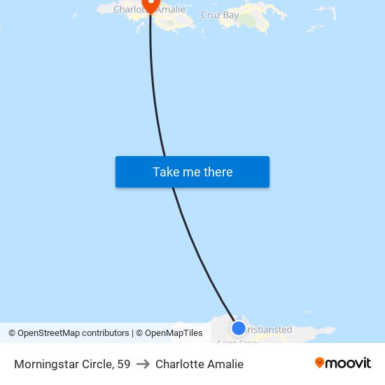 Morningstar Circle, 59 to Charlotte Amalie map