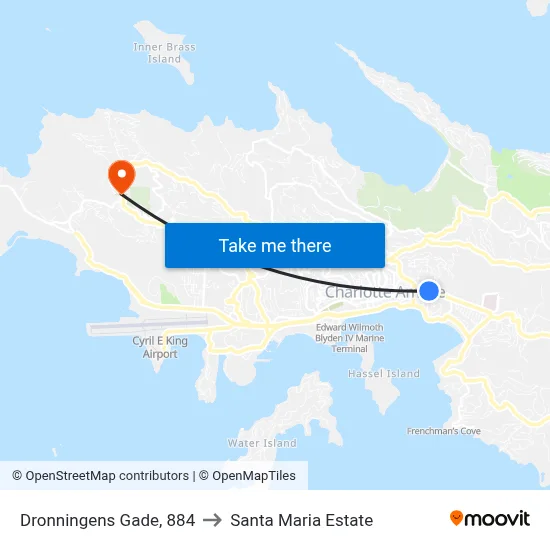 Dronningens Gade, 884 to Santa Maria Estate map