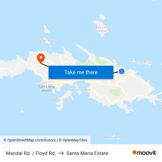 Mandal Rd. / Floyd Rd. to Santa Maria Estate map