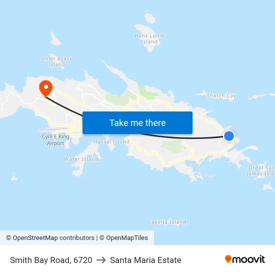 Smith Bay Road, 6720 to Santa Maria Estate map