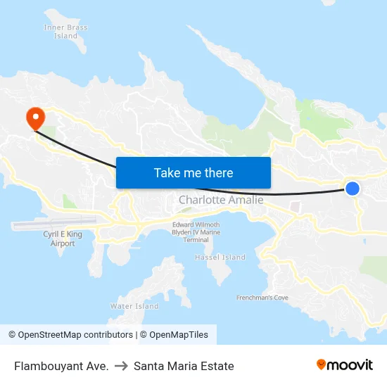 Flambouyant Ave. to Santa Maria Estate map