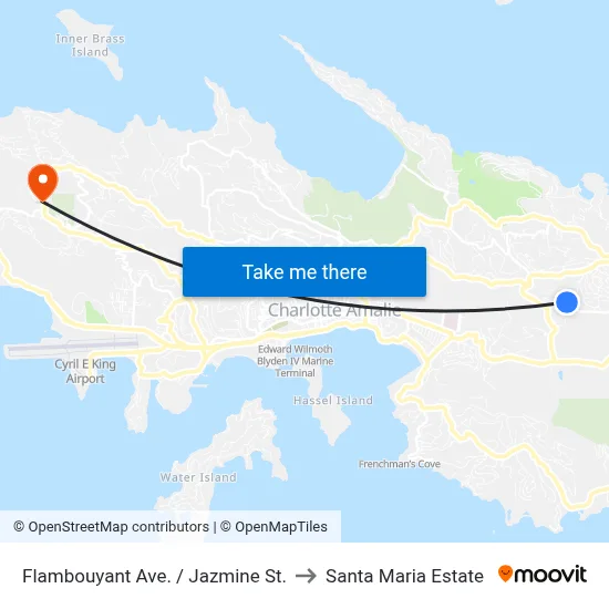 Flambouyant Ave. / Jazmine St. to Santa Maria Estate map