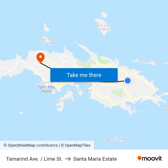 Tamarind Ave. / Lime St. to Santa Maria Estate map
