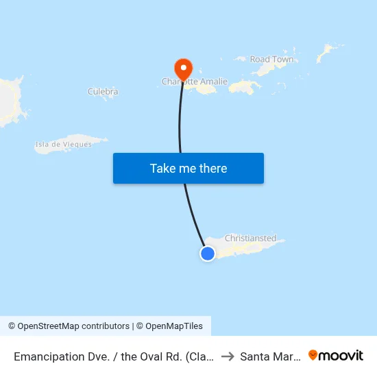 Emancipation Dve. / the Oval Rd. (Claude Elementary School) to Santa Maria Estate map