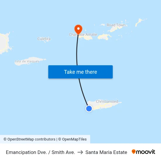 Emancipation Dve. / Smith Ave. to Santa Maria Estate map