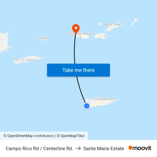Campo Rico Rd / Centerline Rd. to Santa Maria Estate map