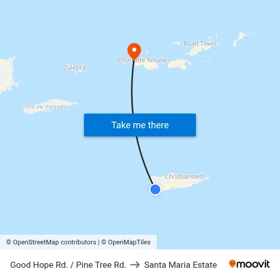 Good Hope Rd. / Pine Tree Rd. to Santa Maria Estate map