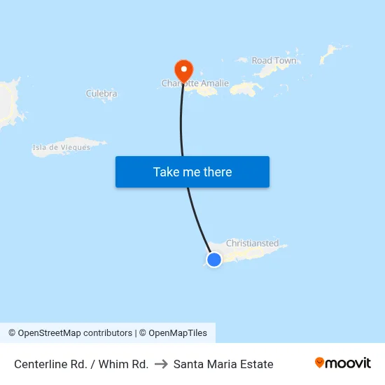 Centerline Rd. / Whim Rd. to Santa Maria Estate map