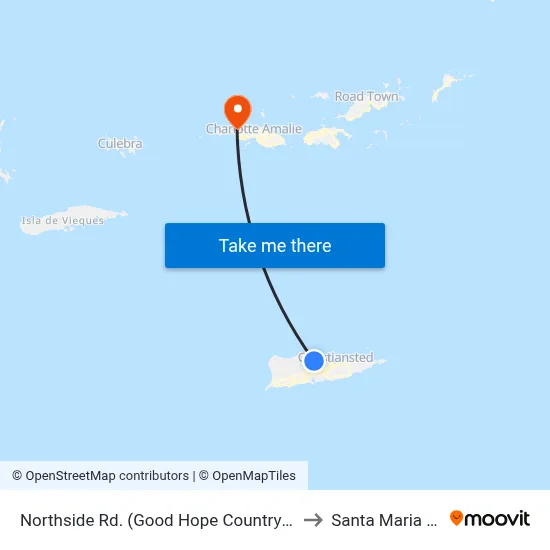 Northside Rd. (Good Hope Country Day School) to Santa Maria Estate map