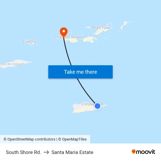 South Shore Rd. to Santa Maria Estate map