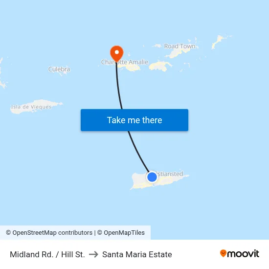 Midland Rd. / Hill St. to Santa Maria Estate map
