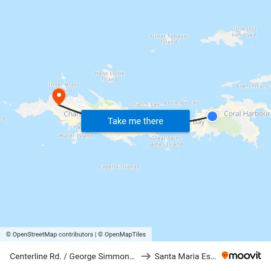 Centerline Rd. / George Simmons Dve. to Santa Maria Estate map