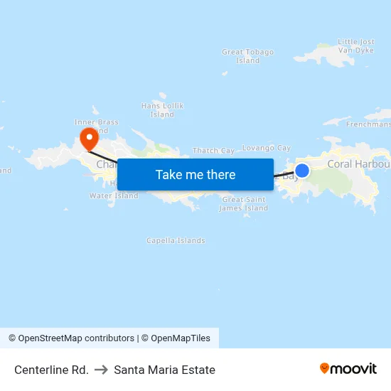 Centerline Rd. to Santa Maria Estate map