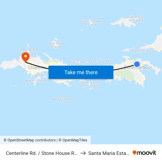 Centerline Rd. / Stone House Rd. to Santa Maria Estate map