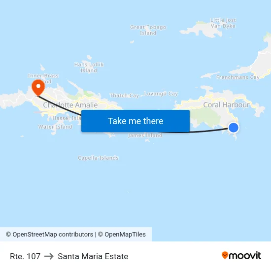 Rte. 107 to Santa Maria Estate map