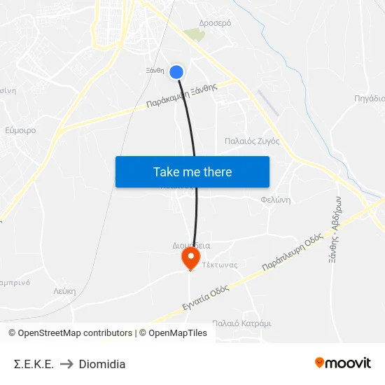 Σ.Ε.Κ.Ε. to Diomidia map